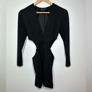 Michael Costello x REVOLVE Cut‎ Out Mini Dress in Black XS